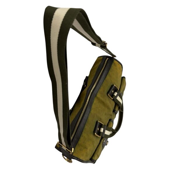 Louis Vuitton Unisex Large Monogram Canvas Mary Kate Tote Bag Green Khaki Travel - Picture 4 of 15